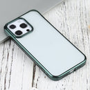 Ultra-thin Electroplating TPU Protective Case For iPhone 13 Pro Max(Green)
