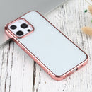 Ultra-thin Electroplating TPU Protective Case For iPhone 13 Pro Max(Pink)