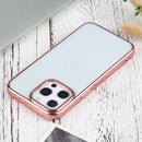 Ultra-thin Electroplating TPU Protective Case For iPhone 13 Pro Max(Pink)