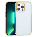 Ultra-thin Electroplating TPU Protective Case For iPhone 13 Pro Max(Gold)