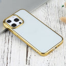Ultra-thin Electroplating TPU Protective Case For iPhone 13 Pro Max(Gold)