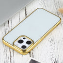Ultra-thin Electroplating TPU Protective Case For iPhone 13 Pro Max(Gold)