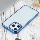 Ultra-thin Electroplating TPU Protective Case For iPhone 13 Pro Max(Blue)