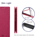 For Google Pixel 6 ViLi DMX Series Shockproof TPU + PU Leather Magnetic Attraction Horizontal Flip Case with Card Slot & Holder(Rose Red)