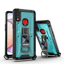 PC + TPU Shockproof Protective Case with Corkscrew Holder For Samsung Galaxy A10s(Sky Blue)