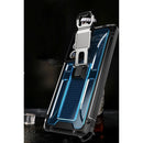 PC + TPU Shockproof Protective Case with Corkscrew Holder For Samsung Galaxy S21 Ultra 5G(Sapphire Blue)