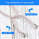 Four-corner Shockproof Transparent TPU Protective Case with Lanyard For iPhone 13 Pro(Light Pink)