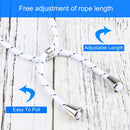 Four-corner Shockproof Transparent TPU Protective Case with Lanyard For iPhone 13 Pro(White Thick Black)