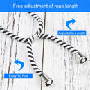 Four-corner Shockproof Transparent TPU Protective Case with Lanyard For iPhone 13 Pro(Black White)