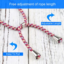 Four-corner Shockproof Transparent TPU Protective Case with Lanyard For iPhone 13 Pro(Red Grey Yellow)