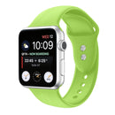 Double Nail Silicone Strap Watch Band For Apple Watch Series 7 45mm / 6 & SE & 5 & 4 44mm / 3 & 2 & 1 42mm(Green)