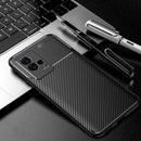 For vivo iQOO 8 Carbon Fiber Texture Shockproof TPU Case(Black)