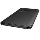 For vivo iQOO 8 Carbon Fiber Texture Shockproof TPU Case(Black)