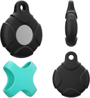 Waterproof Sealing Strip Anti-Scratch Shockproof Rugged Silicone Case For AirTag(Black Blue)