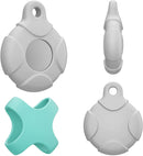 Waterproof Sealing Strip Anti-Scratch Shockproof Rugged Silicone Case For AirTag(Grey Green)