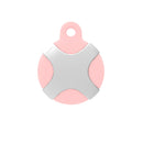Waterproof Sealing Strip Anti-Scratch Shockproof Rugged Silicone Case For AirTag(Pink Grey)