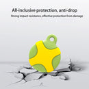 Waterproof Sealing Strip Anti-Scratch Shockproof Rugged Silicone Case For AirTag(Black Blue)