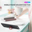 For vivo X70 Pro Metal Ring Holder 360 Degree Rotating TPU Case(Black+Red)