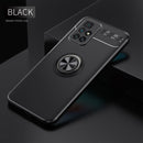 For Xiaomi Redmi 10 Metal Ring Holder 360 Degree Rotating TPU Case(Black)