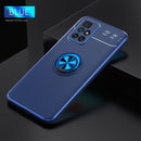 For Xiaomi Redmi 10 Metal Ring Holder 360 Degree Rotating TPU Case(Blue)
