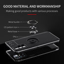 For Xiaomi Redmi 10 Metal Ring Holder 360 Degree Rotating TPU Case(Red)