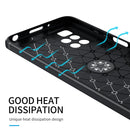 For Xiaomi Redmi 10 Metal Ring Holder 360 Degree Rotating TPU Case(Black+Red)