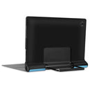 For Lenovo Yoga Tab 11 Custer Texture Horizontal Flip PU Leather Case with Holder & Sleep / Wake-up Function(Sky Blue)