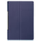 For Lenovo Yoga Tab 11 Custer Texture Horizontal Flip PU Leather Case with Holder & Sleep / Wake-up Function(Dark Blue)