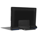 For Lenovo Yoga Tab 11 Custer Texture Horizontal Flip PU Leather Case with Holder & Sleep / Wake-up Function(Dark Blue)