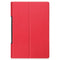 For Lenovo Yoga Tab 11 Custer Texture Horizontal Flip PU Leather Case with Holder & Sleep / Wake-up Function(Red)