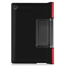For Lenovo Yoga Tab 11 Custer Texture Horizontal Flip PU Leather Case with Holder & Sleep / Wake-up Function(Red)