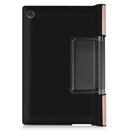 For Lenovo Yoga Tab 11 Custer Texture Horizontal Flip PU Leather Case with Holder & Sleep / Wake-up Function(Rose Gold)