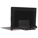 For Lenovo Yoga Tab 11 Custer Texture Horizontal Flip PU Leather Case with Holder & Sleep / Wake-up Function(Rose Gold)