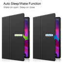 For Lenovo Yoga Tab 11 Custer Texture Horizontal Flip PU Leather Case with Holder & Sleep / Wake-up Function(Black)