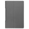 For Lenovo Yoga Tab 11 Custer Texture Horizontal Flip PU Leather Case with Holder & Sleep / Wake-up Function(Grey)