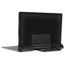 For Lenovo Yoga Tab 11 Custer Texture Horizontal Flip PU Leather Case with Holder & Sleep / Wake-up Function(Dark Green)