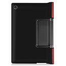 For Lenovo Yoga Tab 11 Custer Texture Horizontal Flip PU Leather Case with Holder & Sleep / Wake-up Function(Wine Red)