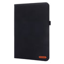 For Xiaomi Pad 5 / 5 Pro Horizontal Flip TPU + Fabric PU Leather Protective Case with Name Card Clip(Black)