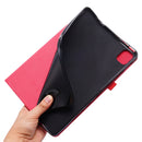 For Xiaomi Pad 5 / 5 Pro Horizontal Flip TPU + Fabric PU Leather Protective Case with Name Card Clip(Black)