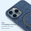 ROCK SPACE Moca Magnetic Protective Case with Bracket For iPhone 13(Grey)