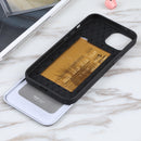 GOOSPERY SKY SLIDE BUMPER TPU + PC Sliding Back Cover Protective Case with Card Slot For iPhone 13 Pro Max(Dark Blue)