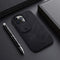 NILLKIN QIN Series Pro Sliding Camera Cover Design Crazy Horse Texture Horizontal Flip Leather Case with Card Slot For iPhone 13 Pro Max(Black)