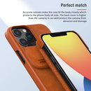 NILLKIN QIN Series Pro Sliding Camera Cover Design Crazy Horse Texture Horizontal Flip Leather Case with Card Slot For iPhone 13 Pro Max(Black)