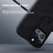 NILLKIN QIN Series Pro Sliding Camera Cover Design Crazy Horse Texture Horizontal Flip Leather Case with Card Slot For iPhone 13 Pro Max(Black)