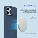 For iPhone 13 Pro Max NILLKIN CamShield MagSafe Magnetic Liquid Silicone + PC Full Coverage Case (Green)
