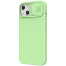 NILLKIN CamShield Liquid Silicone + PC Full Coverage Case For iPhone 13(Green)
