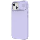 NILLKIN CamShield Liquid Silicone + PC Full Coverage Case For iPhone 13(Purple)