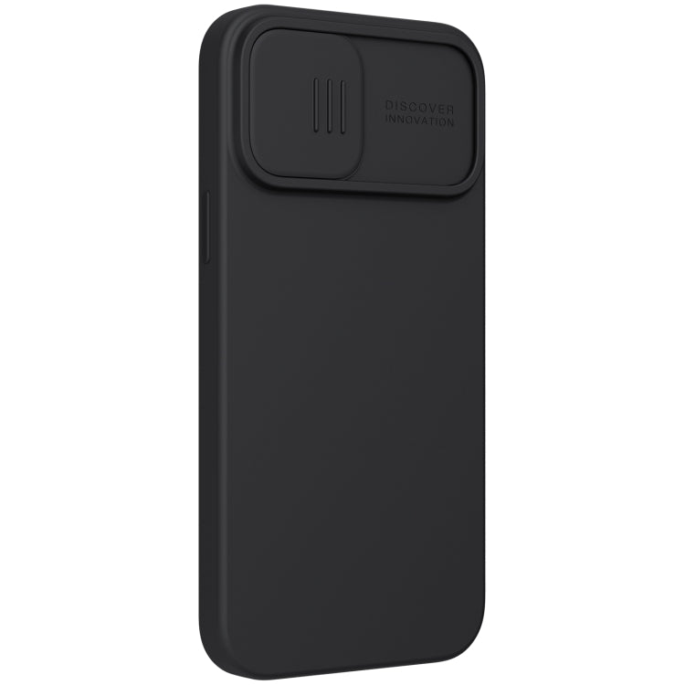 NILLKIN CamShield Liquid Silicone + PC Full Coverage Case For iPhone 13 Pro Max(Black)