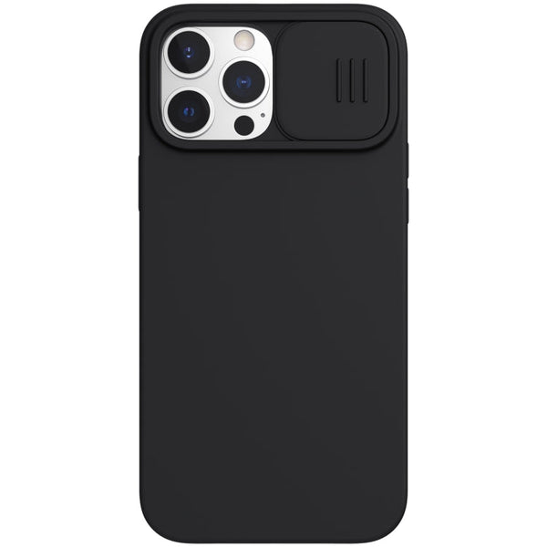NILLKIN CamShield Liquid Silicone + PC Full Coverage Case For iPhone 13 Pro Max(Black)