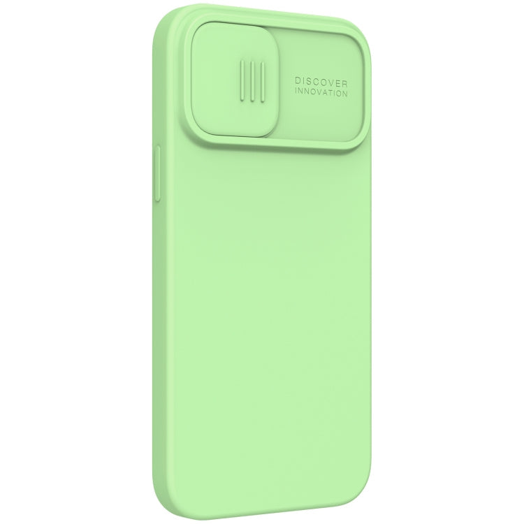 NILLKIN CamShield Liquid Silicone + PC Full Coverage Case For iPhone 13 Pro Max(Green)